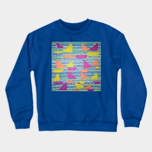 Sailboats on the Water Crewneck Sweatshirt